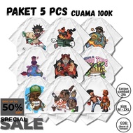 T-shirt package 5 pcs T-shirts only 100 thousand/ viral T-shirts / women's short-sleeved T-shirts ov