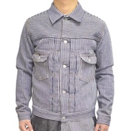 KOJIMA GENES RNB-5500 21oz Heavy Hickory Denim Type 2 G-Jacket for Men