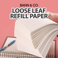 Loose Leaf Refill Paper (120-Pages, 100 GSM, A5/B5/A4)