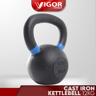 Vigor Fitness Cast Iron Kettlebell   12KG