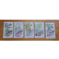 50sen 25sen 15sen 10sen STAMP Mint MNH Set - Malaysia 1999 Ikan Air Tawar Fresh Water Fish 10v Compl