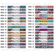 Sticker Helmet MS88 / Sticker MS88 Custom Design Motocycle