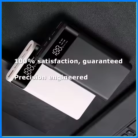 18650 Battery Power Bank Box 22.5W Fast Charging LCD Display 20000MAh Power Board for 6X18650 Batter