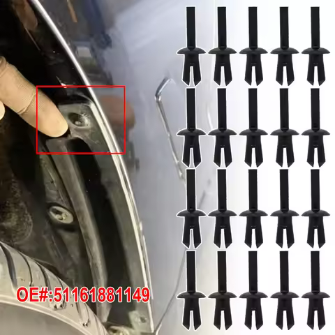 20/40PCS Auto Fender Wheel Arch Liner Rivet Expanding Clips Retainer For BMW 1er 2er 3er 4er 5er 6er