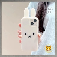 Miffy Rabbit Ears 3D Phone Case For Vivo V30 V27 V29 Pro V29 Lite TI T2x iQOO Z3 U1x U3 Z6 Lite Neo 