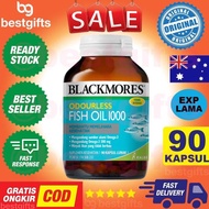 Termurah!!!! BLACKMORES ODOURLESS FISH OIL OMEGA 3 1000 MG 6 9 MINYAK