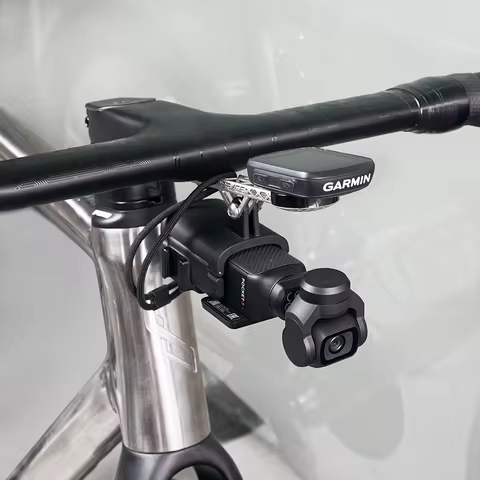 ZRACE 3D Printed Titanium Bicycle Computer Mount for Integrated Handlebars,Garmin Bryton Wahoo