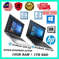[Budget Laptop] HP PROBOOK 650/450 G5~ Core i5-8/7TH Gen/ Intel HD Graphics / Secondhand Refurbished Notebook