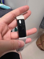 Fitbit inspire 2 米白色原廠手帶 原廠充電線