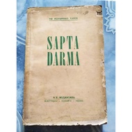 Rare Sapta DarmaOriginal by MR Muhammad Yamin
