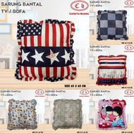 SOFA CUSHION COVER TV/ size 65 x 65 cm