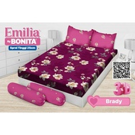 Emilia By Bonita Bed Sheet No. 1 King Size Size 180x200 B2 Pillowcase 2
