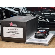 1/43 Fuelme Fuelme x Liberty Walk Lamborghini Aventador Abyss Black Straw 120pcs. According to Real 