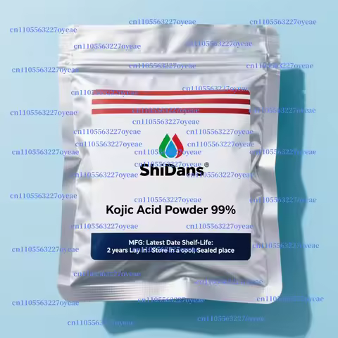 Kojic Acid Powder Whitening Skin, Inhibiting Melanin Reduce Spots and Acne