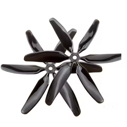 10pcs 504060 5x4x6 6-Blade Single Color CW CCW 5 inch Propellers Blade For FPV Quadcopter Racing RC 