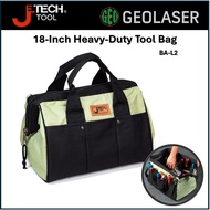 JETECH 18'' BA-L2 Large Top Wide Open Carrying Tool Bag with Shoulder Strap (Bag Alat 18 inci Dengan