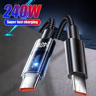 240W Double Type C Fast Charging Cable - Charging Adapter - High-speed Quick Charging - Universal Da