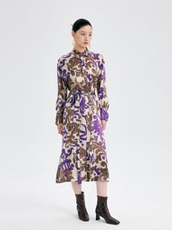 【印花】新中式復古中國風 真絲襯衫/連衣裙