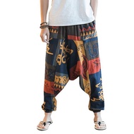AladdinBaggyHaremPants     Hmong   CottonHopLinen裤 HipMen QPVK