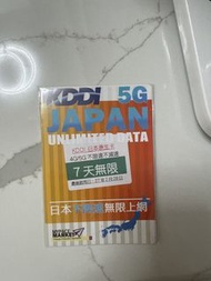 日本sim card 7日無限上網