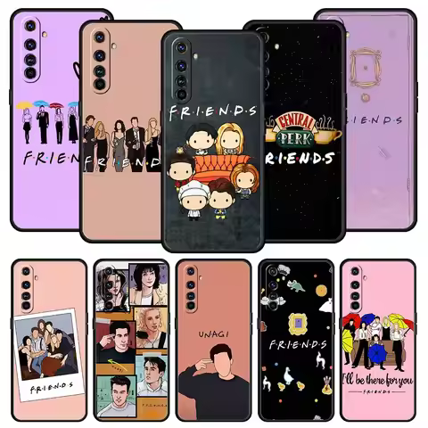 Central Perk Coffee friends tv Show Case For Realme 12 11 10 9 8 5G 7 6 GT5 GT3 GT2 Pro C21 C25 C35 