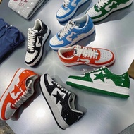 High Quailty BAPE Star Shoes Couple's Shoes For Men And Women Fashion Korean Rubber Shoes Trendy Chu