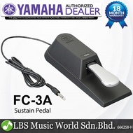 Yamaha FC3A Piano Style Sustain Pedal with Half Damper Control with 180cm Cable, and 1/4" Plug (FC3 