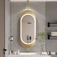 Boom Oval Mirror Bathroom Mirror Bathroom Mirror Boom Mirror Oval Mirror Ceiling Hanging Mirror Back