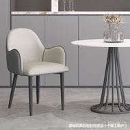 🚢Italian-Style Light Luxury Dining Chair Home Modern Minimalist Negotiation Makeup Mahjong Chair Hotel Restaurant Table