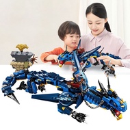 ANGGRAEINI ZHEGAO Ninjago Toys Ninj Dragon Temple Series 3D Puzzle Building Blocks Boys Toys