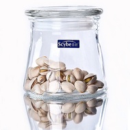 Scybe Turner Glass Jar 650ml Food Grade Glass Air Tight with Silicon Ring