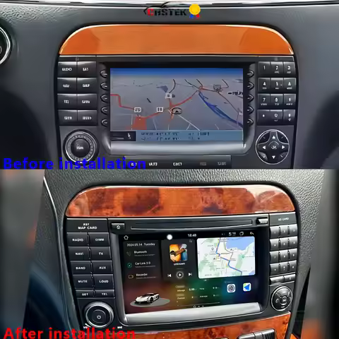 CHSTEK Car Radio For Mercedes Benz S-Class W220 CL-Class W215 S280 S430 Auto Android 13 Carplay Mult