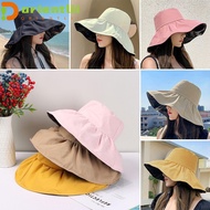 ORIENTLII Bucket Hat Men Women Anti-UV Panama Hat Foldable Sun Hat