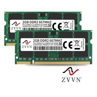 4GB Kit (2x 2GB) PC2-5300S DDR2 667mhz 2S2E67ZV01 200pin SO-DIMM Memory Laptop RAM ZVVN