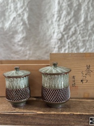 日本有田燒情侶杯 咖啡杯 茶杯 夫妻湯吞 日本職人備前燒花入花器德利 陶瓷插花 家居裝飾品擺設 茶器酒器 咖啡杯 茶杯 水杯陶藝家