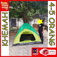 KHEMAH 4-5 ORANG 2 LAPIS / TENT DOUBLE LAYER 4-5 PERSON MAN (HEAVY DUTY)