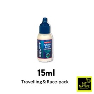 Squirt Chain Wax Lube 15ml [Travel Size] [Suitable for Bicycle Motorcycle Wax and Emulsion Lube]
