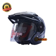 HELM G2 / HELM G2 DUA KACA HITAM DOFF TERLARIS