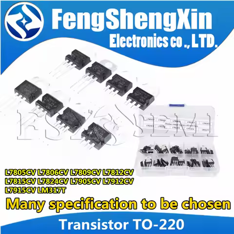 10pcs L7805CV L7806CV L7808CV L7809CV L7810CV L7812CV L7815CV L7824CV Transistor TO-220 L7805 L7806 