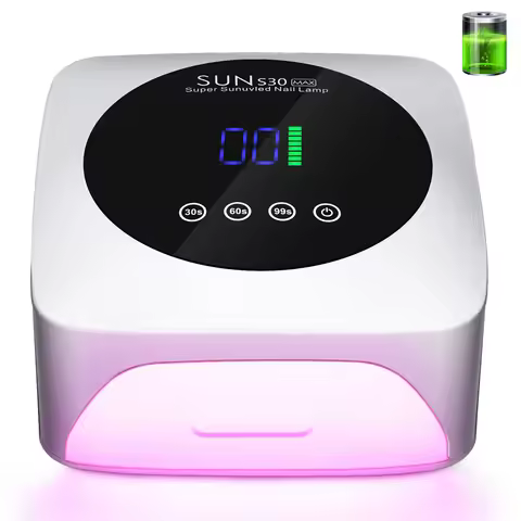 57 LED Rechargeable Nail Lamp Professional UV LED Nail Dryer for Quick Curing All UV Gel Nail Polish