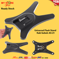 Flash Stand Kaki Bebek Flash Godox Canon Nikon Pentax Nissin Olympus Yongnuo YN Andoer Dudukan Flash