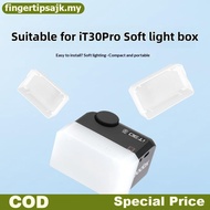 FI 1/3Pcs Camera Accessories Portable Flash Soft Light Box For Godox IT30PRO Camera Flash White Yell