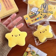 YANGYANG Star Playing Toys, Plush yellow Plush Keyrings, Fashion Little Star Key Chain bag