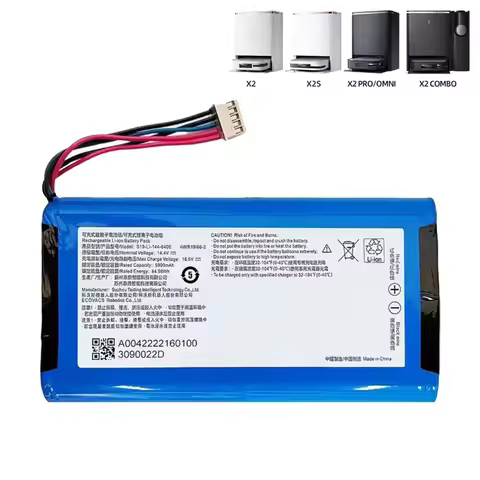 New 14.4V 5900mAh for Ecovacs Deebot S19-LI-144-6400 4INR19/66-2 X2 X2S X5S X5PRO X5 PLUS ULTRA Vacu