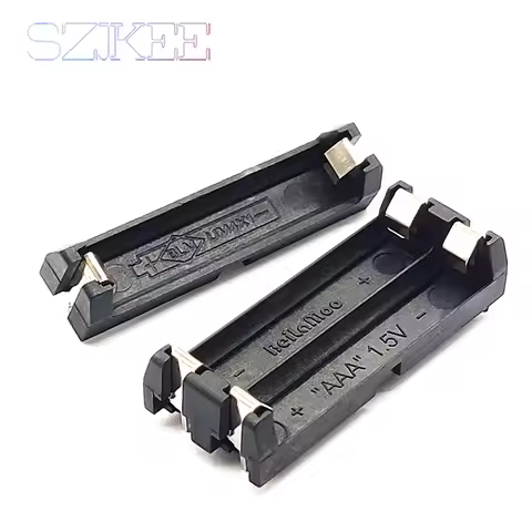 AAA Battery Holder THM AAA Box AAA Battery Box SMT AAA Battery Case With Pins 1/2 Slots Power Bank B