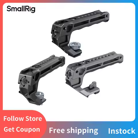 SmallRig Top Handle 5 Built-in Cold Shoe Mounts Portable Camera Handle For Sony zve10 fx30 Nikon Cam