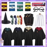 Malaysia Ready Stock🔥Movies Storybook Wizard School Academy H/P Kids Cosplay Costume Set
