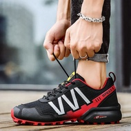 รองเท้าวิ่งผู้ชายไซส์ใหญ่ ปี 2025 รองเท้าเดินป่า ปีนเขา เดินทาง พื้นรองเท้าด้านนอกยาง พื้นรองเท้าด้า
