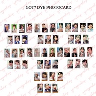 [READY / SET] GOT7 DYE GOTV PHOTOCARD FAN MADE UNOFFICIAL YANGPASHOP JACKSON JB JINYOUNG