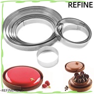 REFINEMENT Tartlet Molds Decorating Tool Perforated Bakeware Circle Mould